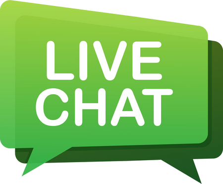 live chat speech bubbles